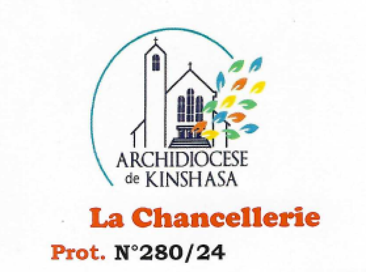 Des allégations sur des ‘‘malaises persistants’’, Archidiocèse de Kinshasa : la Chancellerie livre sa mise au point !