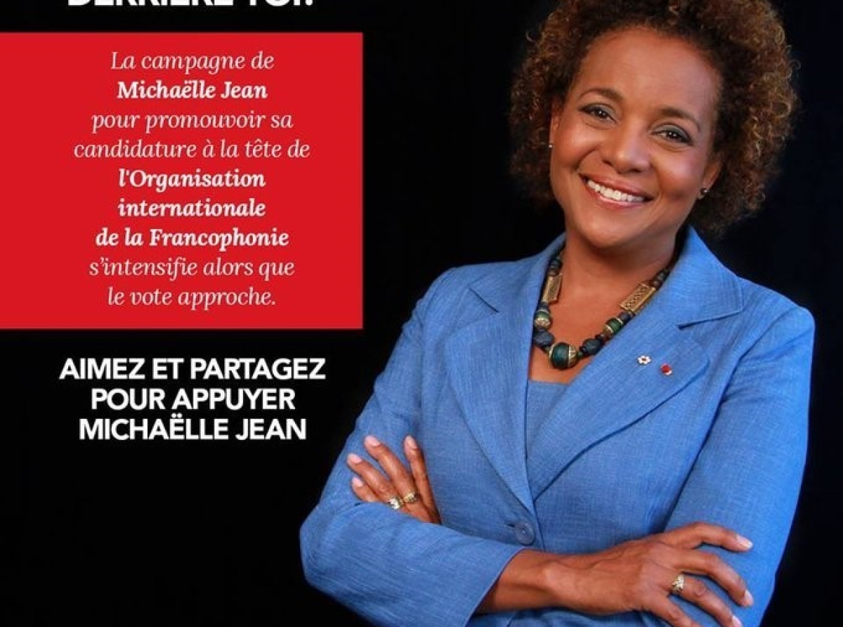 ONU : Michaëlle Jean préssentie au Secrétariat Général