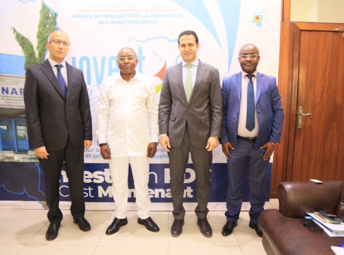 RDC-Egypte : l’Ambassadeur Egyptien Hesham El Mekwad en visite de courtoisie à l’ANAP