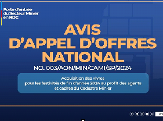 AVIS D’APPEL D’OFFRES NATIONAL 