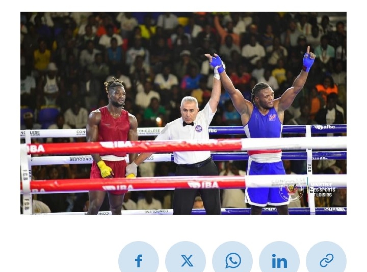 Boxe : Pita Kabeji de la RDC médaillé d’or pour la 3ème fois