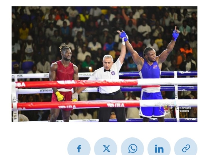 Boxe : Pita Kabeji de la RDC médaillé d’or pour la 3ème fois