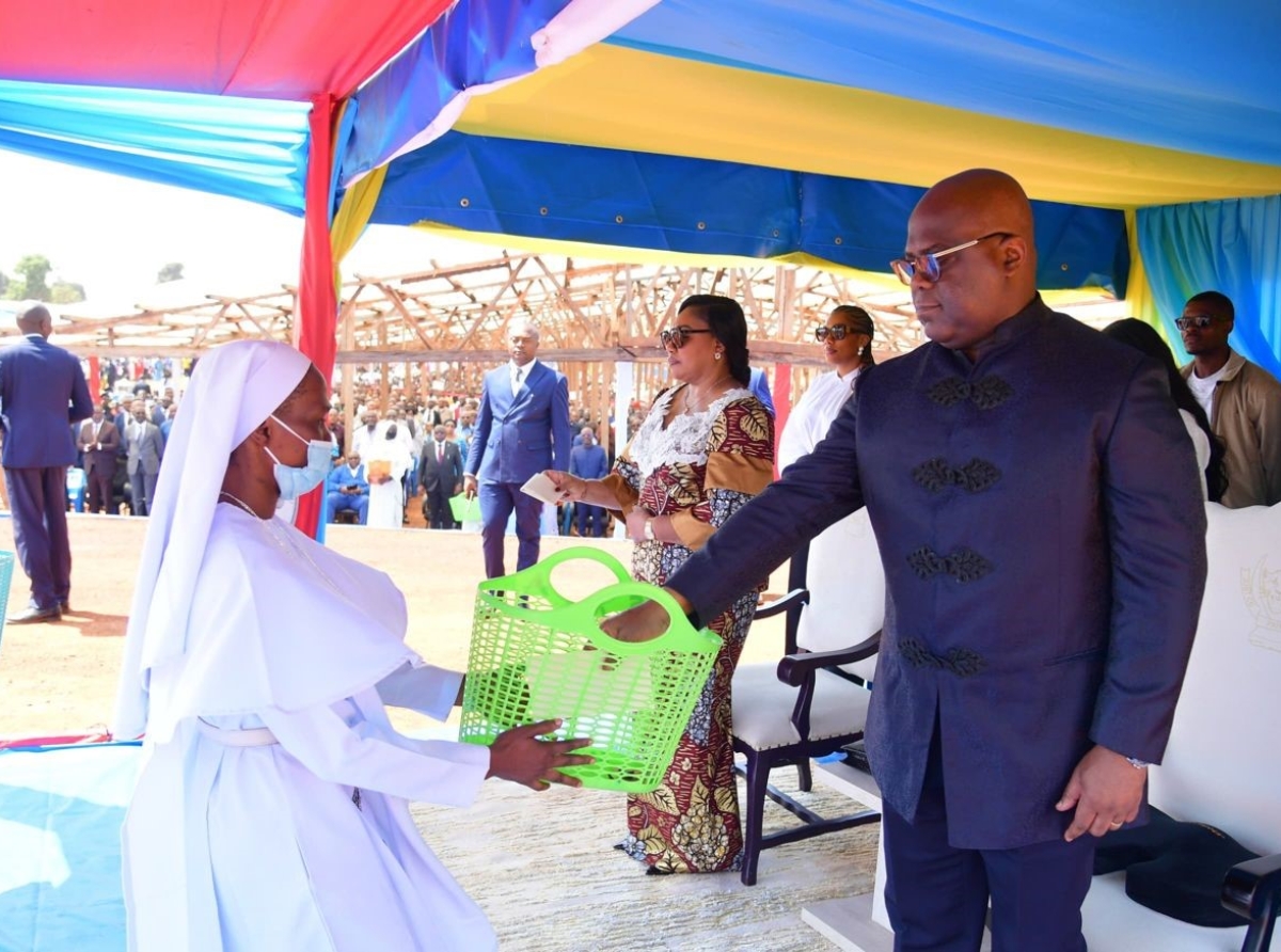 Des Evêques catholiques interpellés à Isiro, Félix Tshisekedi : ‘’L’Eglise est invitée à jouer sa partition, elle doit être réellement au milieu du village’’