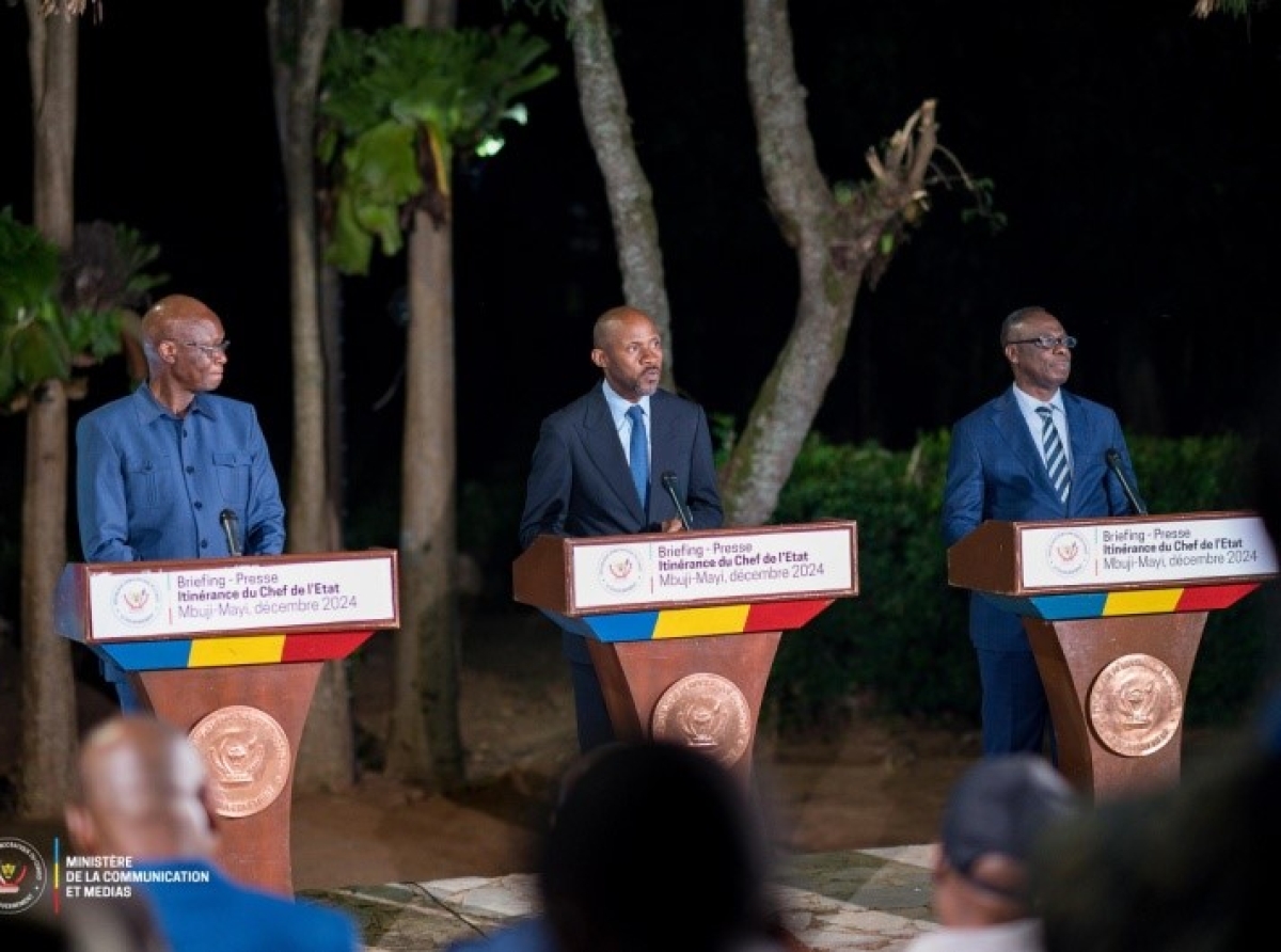 Dans la suite de la mission d'itinérance de Félix Tshisekedi, Kasaï Oriental : Jean Paul Mbwebwe salue les efforts du Chef de l’Etat pour le développement de sa province