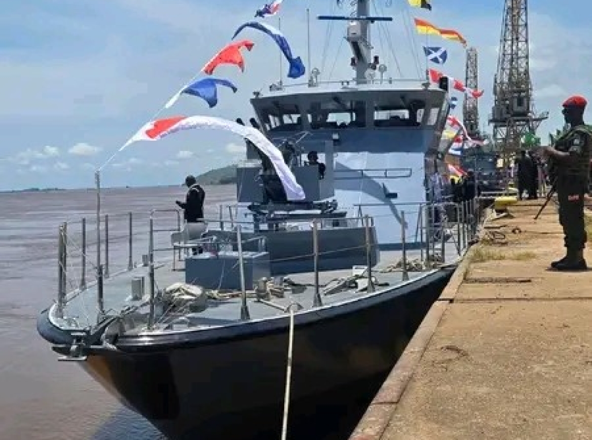 &quot;Alternance Pacifique du 24 janvier 2019 », RDC : premier patrouilleur haute mer de l'histoire des FARDC