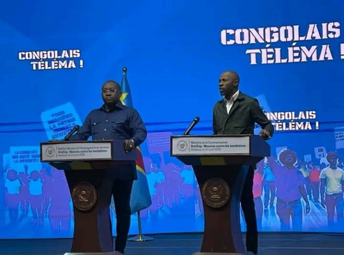 Gestion des catastrophes naturelles et Politique d'aménagement du territoire, RDC : Guy Loando et Patrick Muyaya annoncent une série d'actions courageuses du Gouvernement Suminwa