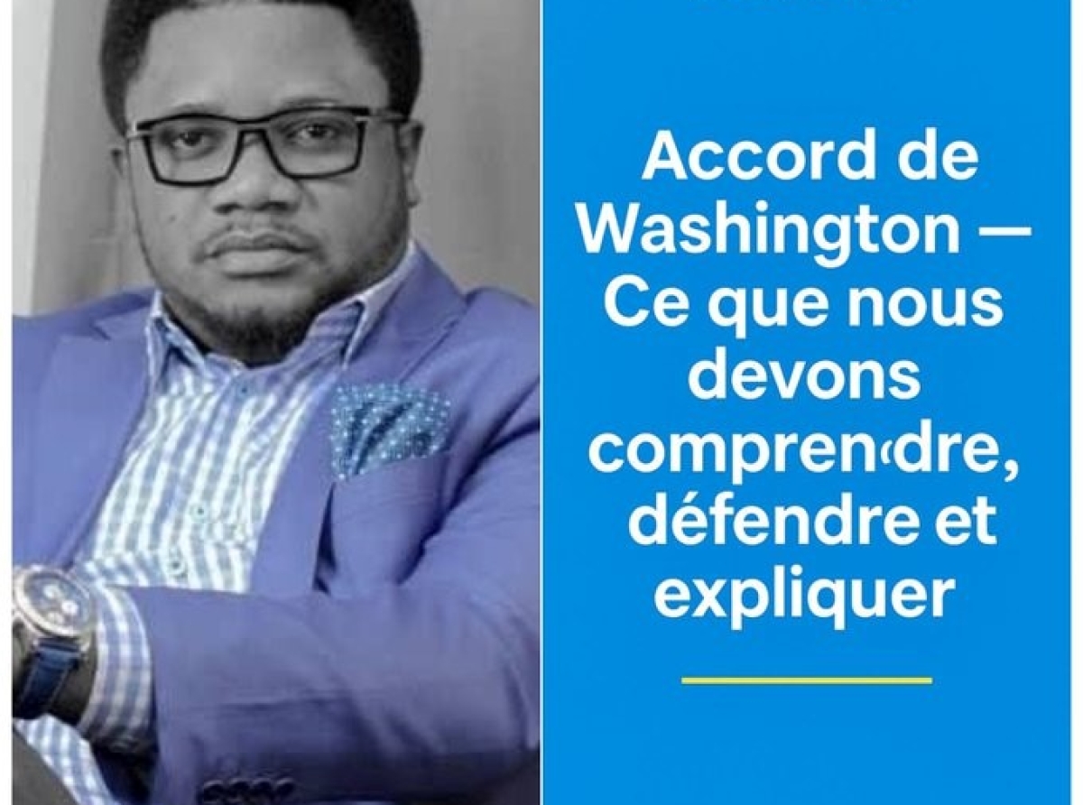 Thierry Monsenepwo sur l’Accord RDC-Rwanda-USA :