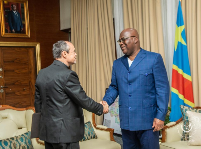 Quand le Vatican s’implique : Félix Tshisekedi et le Nonce apostolique s’entretiennent sur le pacte pour la paix de la CENCO-ECC