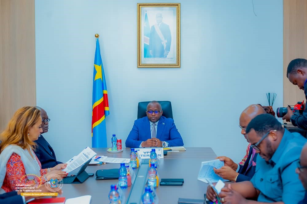 Mission de bons offices de l’APF , RDC : la délégation de l’APF échange avec le VPM de l’Intérieur sur la situation sécuritaire de la RDC