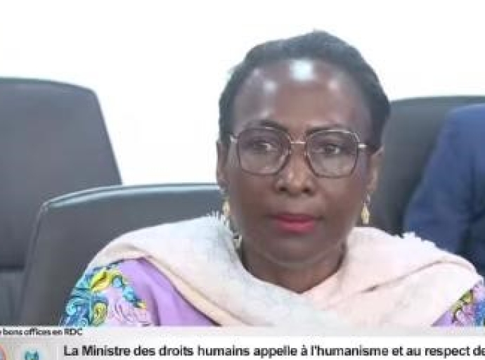 Mission de bons offices de l’APF, RDC : la Ministre des Droits Humains appelle à l’humanisme et au respect de la sacralité de la vie humaine