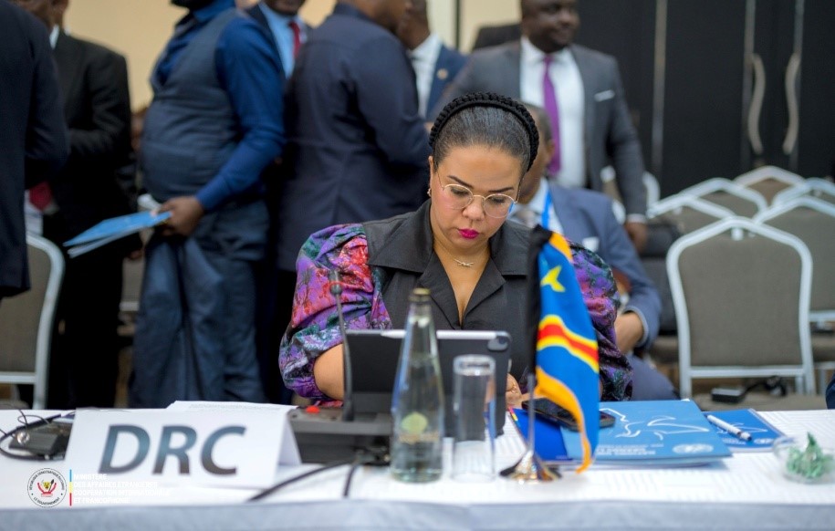 Revitalisation de l’Accord-cadre d’Addis-Abeba, Kampala : Thérèse Kayikwamba plaide pour l’accélération du processus de paix dans les Grands-Lacs