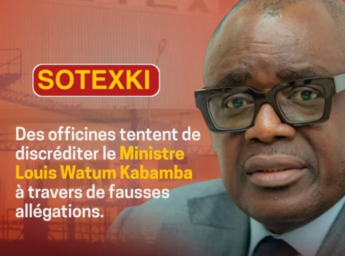 Des fausses allégations sur le financement de la SOTEXKI S.A, Tshopo : la société civile dénonce une nouvelle cabale contre le Ministre Louis Watum Kabamba !