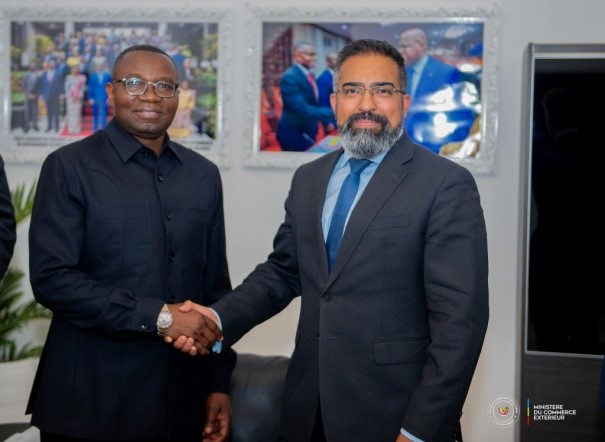 Ambassadeur désigné du Royaume-Uni auprès des Nations Unies et l’OMC à Genève, Kumar Iyer, en visite à Kinshasa : Renforcement des relations entre le Royaume-Uni et la RDC
