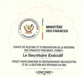 PROJET D’AMELIORATION DU RECOUVREMENT DES RECETTES ET DE LA GESTION DES DEPENSES EN RDC