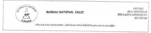 Journée Nationale du Laïcat 2025 , RDC : le CALCC déterminé à poursuivre ses nobles missions