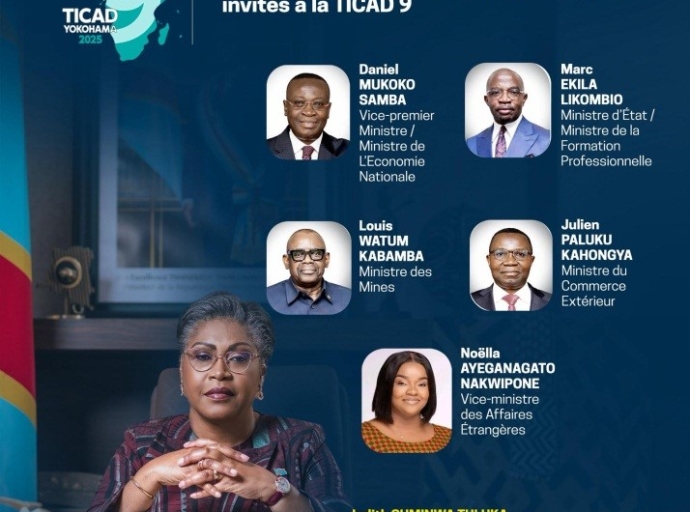 9ème TICAD : la RDC au cœur des opportunités d’investissements à Yokohama !