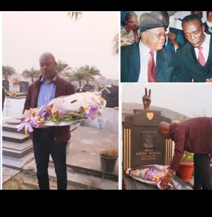 7ans après sa disparition, Kinshasa | Gaby Olivier Mansanga Kabangu honore la mémoire de son père, Olivier Kabangu Mansanga