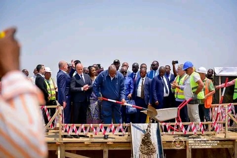 Lubumbashi : Jean-Pierre Bemba lance les travaux de modernisation de l’aéroport international de la Luano