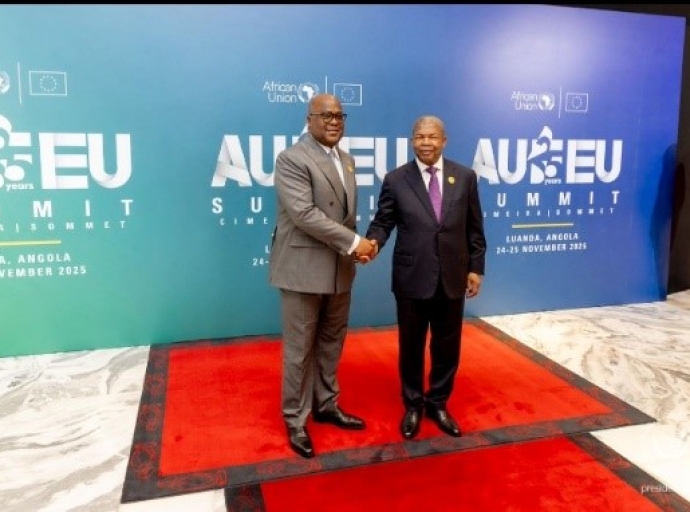 7ème Sommet UE-UA, Luanda : Félix Tshisekedi plaide pour une solidarité mondiale en faveur de la paix et la sécurité en RDC !