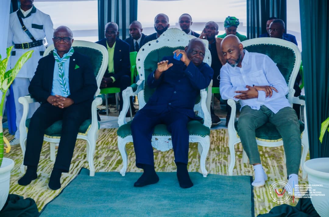 Kongo Central : Le Ministre Djos Luyeye et celui du PME lancent des travaux de construction d’une usine agroalimentaire à Nkamba