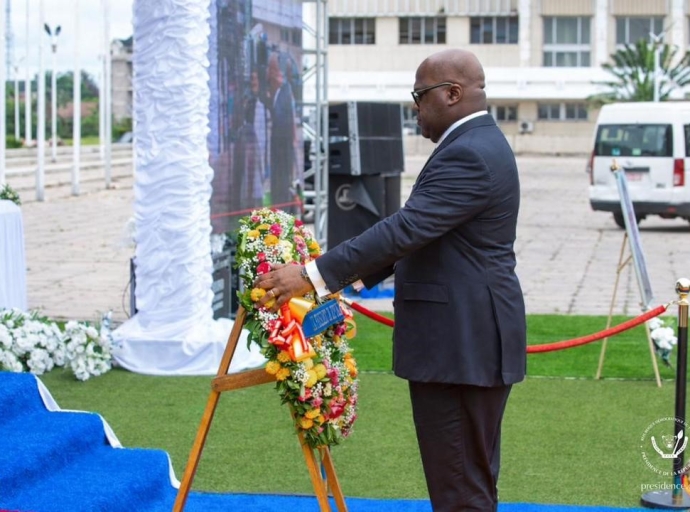 Anzuluni Bembe Isiloyonyi Celestin : des derniers hommages rendus au Palais du Peuple !