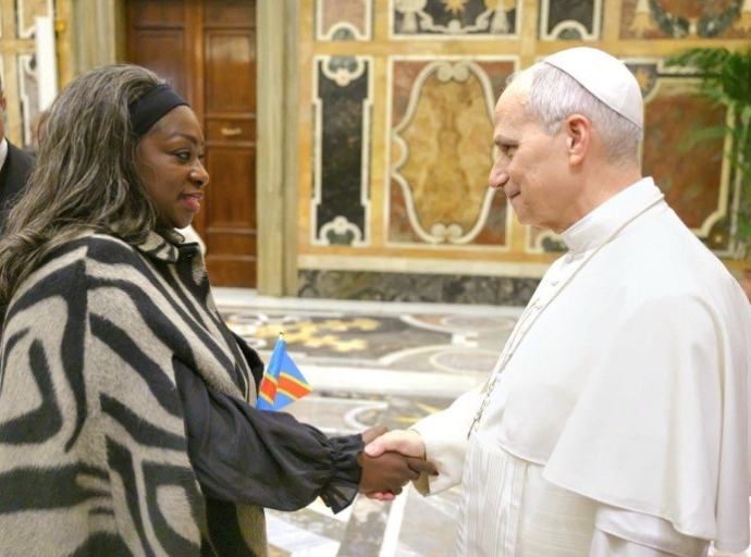 Vatican : Joëlle Bile reçu en audience privée par le Pape Léon XIV